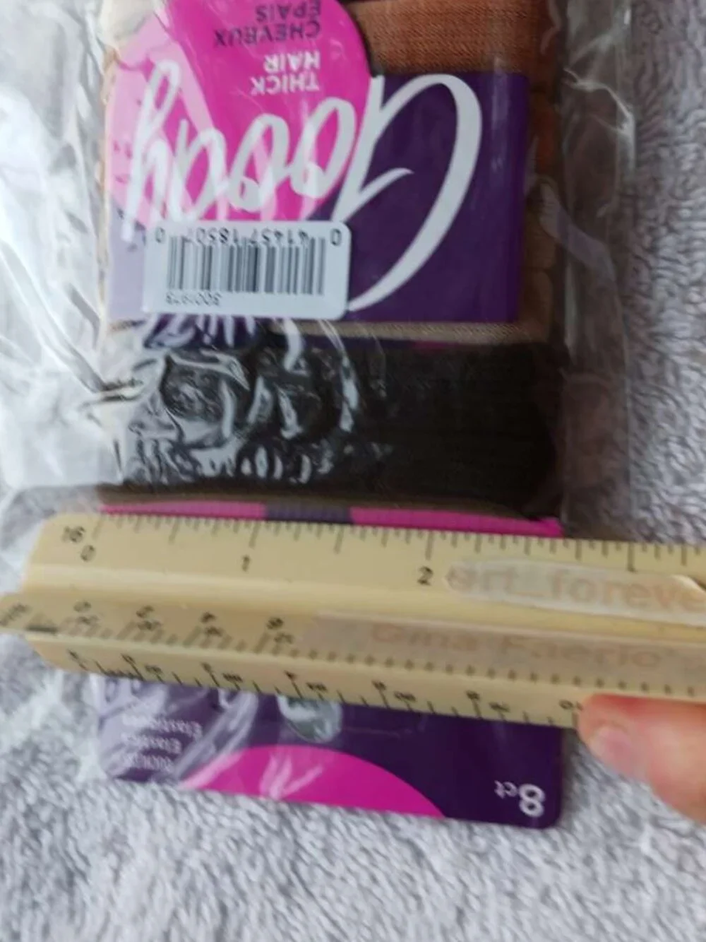 8 Goody Elastics Thick Hair Gentle Hold Ouchless Fabric Elastic Hair Bands Earth